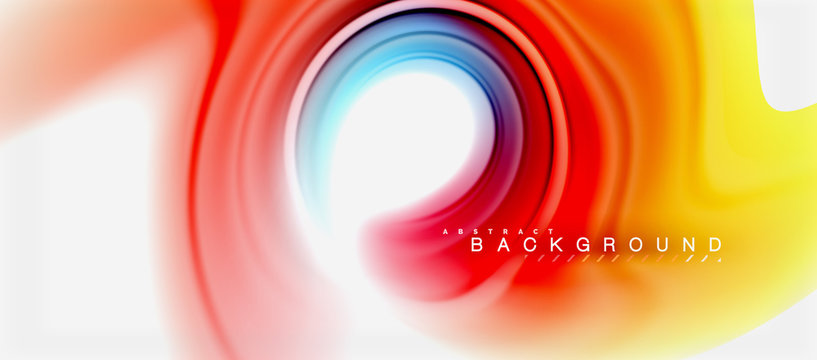 Rainbow fluid colors abstract background twisted liquid design, colorful marble or plastic wavy texture backdrop, multicolored template for business or technology presentation or web brochure cover