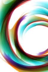 Holographic fluid colors flow, colorful liquid mixing colours motion concept