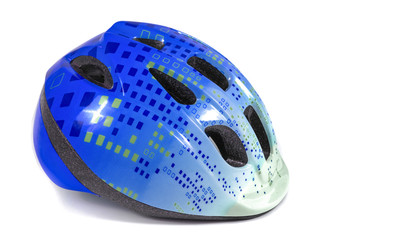 Fototapeta premium child helmet on a white background