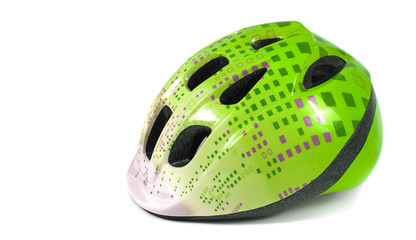 child helmet on a white background