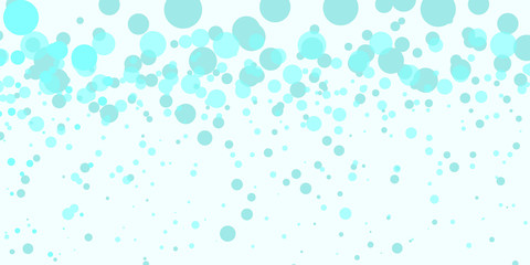 turquoise bubbles, abstract background