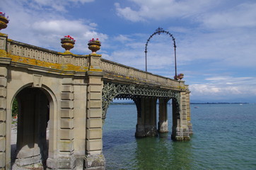Brückensteg in Friedrichshafen am Bodensee