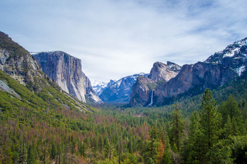 Overlooking meadows and mountains