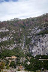 Fototapeta premium Small waterfall off mountain