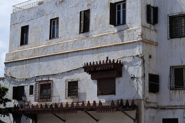 house in old town of Rabat, Morocco