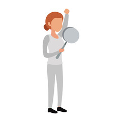 Woman chef avatar vector illustration graphic design