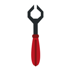 Wrench construction tool vector illustration graphic design