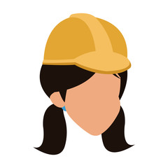 Woman worker avatar vector illustration graphic design