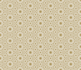 Seamless pattern based on Japanese ornament Kumiko