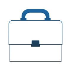 Business briefcase isolated vector illustration graphic design