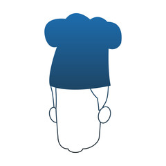Chef avatar cartoon vector illustration graphic design