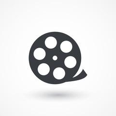 Camera web icon in circle