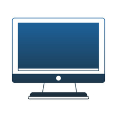 Modern television isolated vector illustration graphic design