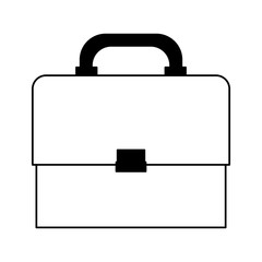 Business briefcase isolated vector illustration graphic design
