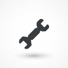 Wrench icon , illustration