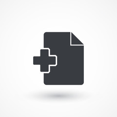 Text file sign icon. Add File document symbol