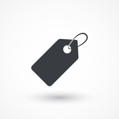 Price tag icon. illustration. Flat style design icon