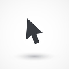 Cursor icon. Flat style design icon