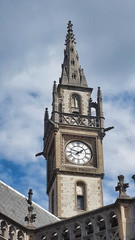 Fototapeta na wymiar Clock tower in Ghent, Belgium