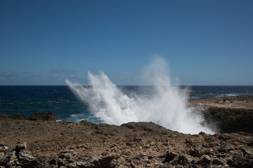 Boka Pistol firing up at Shete Boka natural park