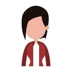 Business executive woman avatar vector illustration graphic design