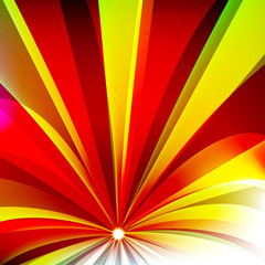 Abstract colorful background with swirl waves