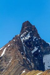 Hilda Peak in the Canadian Rockies at Parker Ridge in Jasper National Park