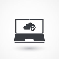 Cloud Computing Upload On Laptop