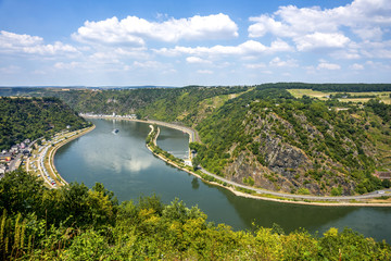 Fototapeta premium Loreley, Loreleyblick Maria Ruh 