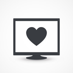 Desktop and heart