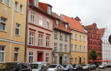 Obraz premium Häuserzeile