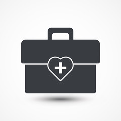 Medical box icon