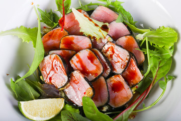 Tuna salad with lime