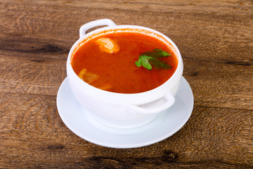 Russian Solyanka soup