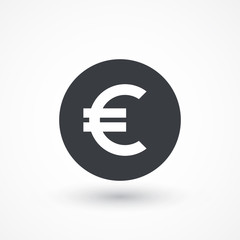 Euro flat icon