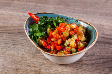 Baked vegetables mix