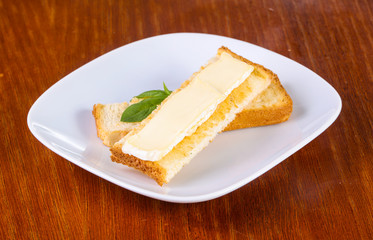 Sandwith with brie cheese