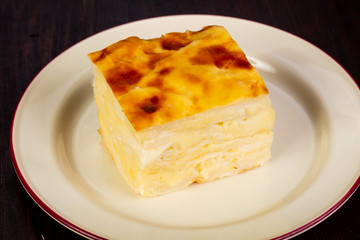 Casserole with cottage cheese