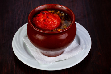 Armenian soup Khashlama