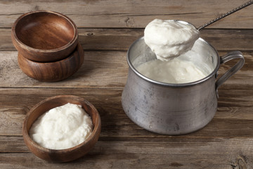 a bowl of yogurt