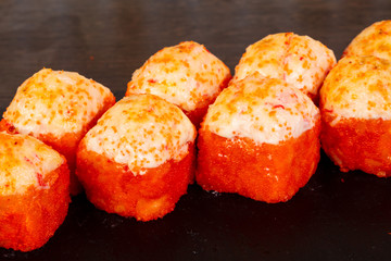 Delicious sushi roll