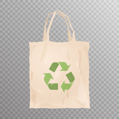 Reusable cloth bag instead of plastic bag. Shopping bags. Zero waste tips. Eco lifestile. Stop using plastic Stock Vector Adobe Stock