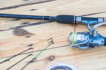 Wędka gruntowa typu feeder © Piotr Szpakowski