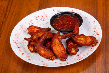 Spicy chicken wings