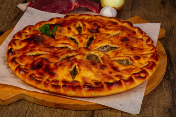 Homemade Ossetian pie