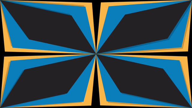 Tri-Color Polygon Transitions