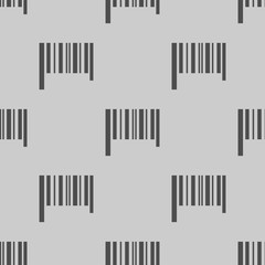 bar code simple icon illustration vector seamless pattern