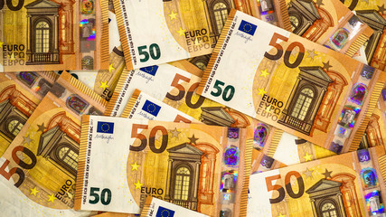Euro Money. euro cash background. Euro Money Banknotes. Euro banknotes background of Euros of...