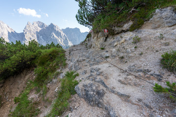 Kaiserbachtal Weg zum Stripsenjochhaus