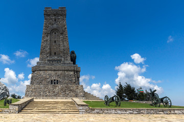 Summer view of Monument to Liberty Shipka, Stara Zagora Region, Bulgaria